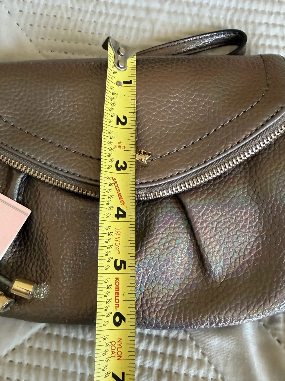 Juicy Couture Iridescent Pewter Wristlet Clutch-NWT - Picture 7 of 10